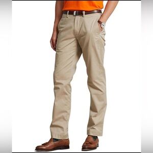 Polo Ralph Lauren Men’s Stretch Straight Fit Chino Pants, Beige, Size 38x32, NWT